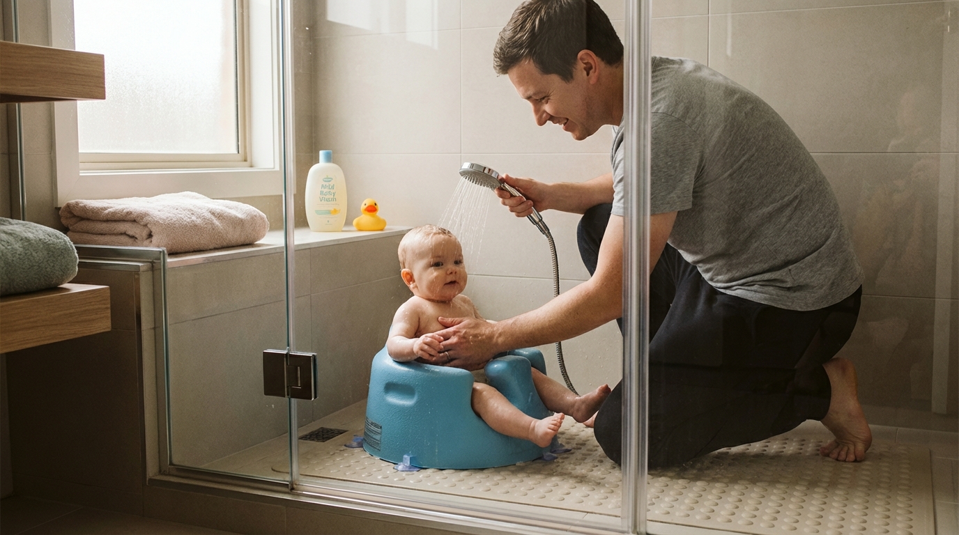découvrez des conseils pratiques pour donner un bain à bébé dans la douche en toute sécurité et sans stress, pour un moment de douceur et de complicité.