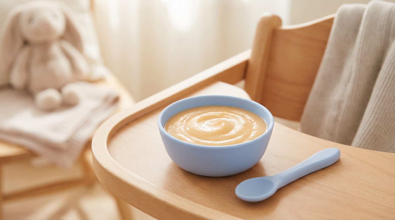 découvrez une recette de pâtes adaptée aux bébés de 6 mois, bien lisse et facile à avaler, idéale pour une première introduction à la nourriture solide.